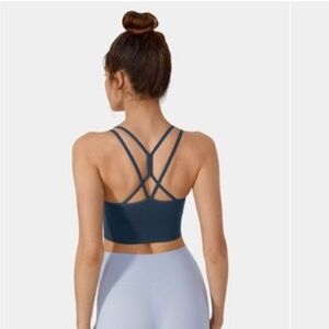 Women's halara Strappy Back Sports Bra - Blue